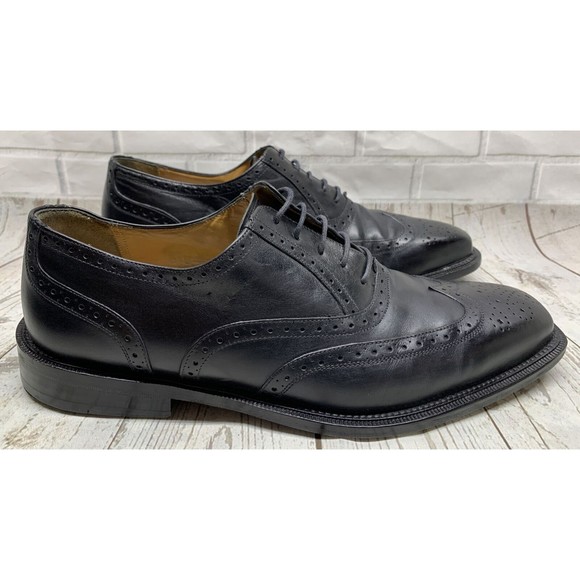 Mezlan Size 9W Wingtip Oxford Brogues Leather Lace Up Formal Shoes 29462 Used main image 12